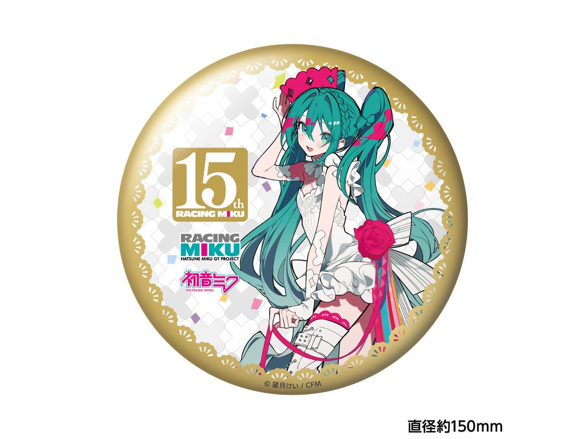 Hatsune Miku Gt Project: Racing Miku 15Th Rhapsody 2010-2025 Big Can Badge