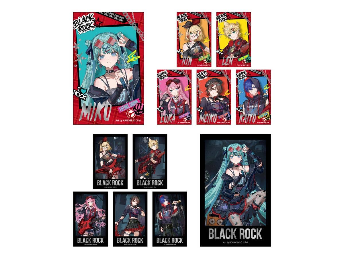 Hatsune Miku Don Quijote Fair 2025: Trading Foil-Stamped Instax-Style Cards (Band Ver.) 1 Box (12pcs)