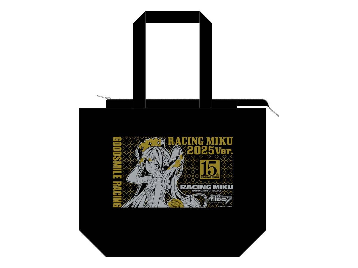 Hatsune Miku Gt Project: Racing Miku 15Th Rhapsody 2010-2025 Zipper Tote Bag