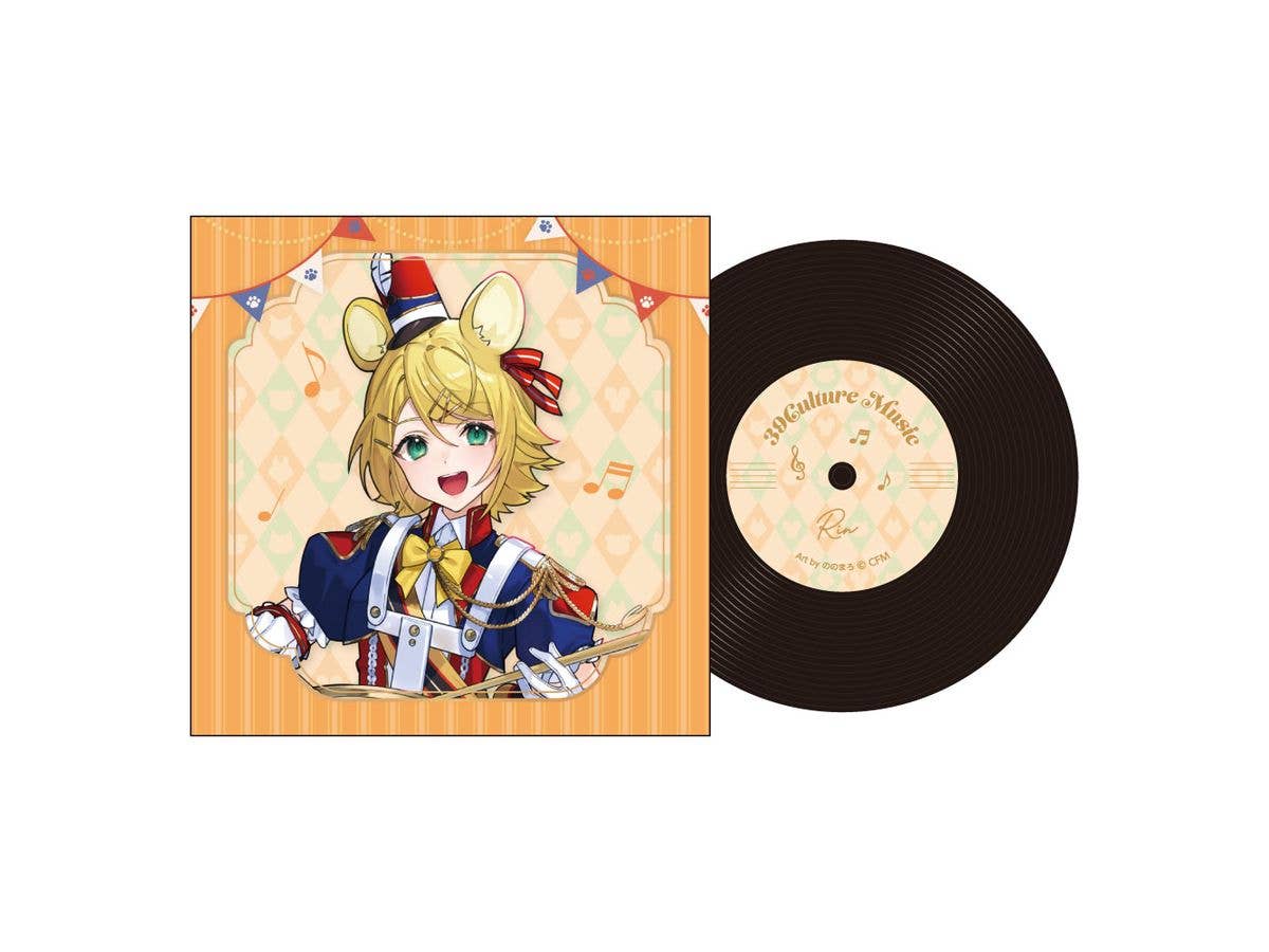 39Culture 2026: MUSIC Record-Style Coaster / Kagamine Rin