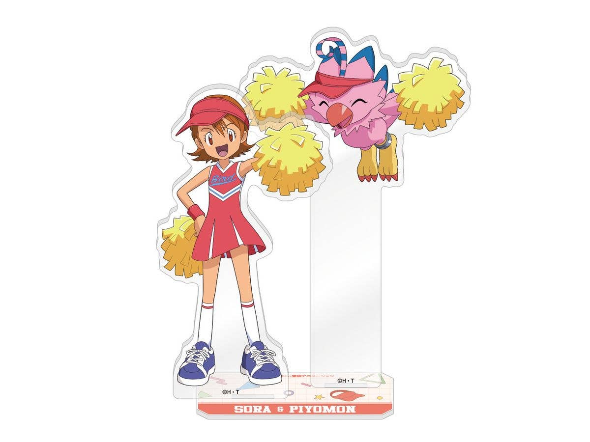 Digimon Adventure: Pair Acrylic Stand / Sora Takenouchi & Piyomon