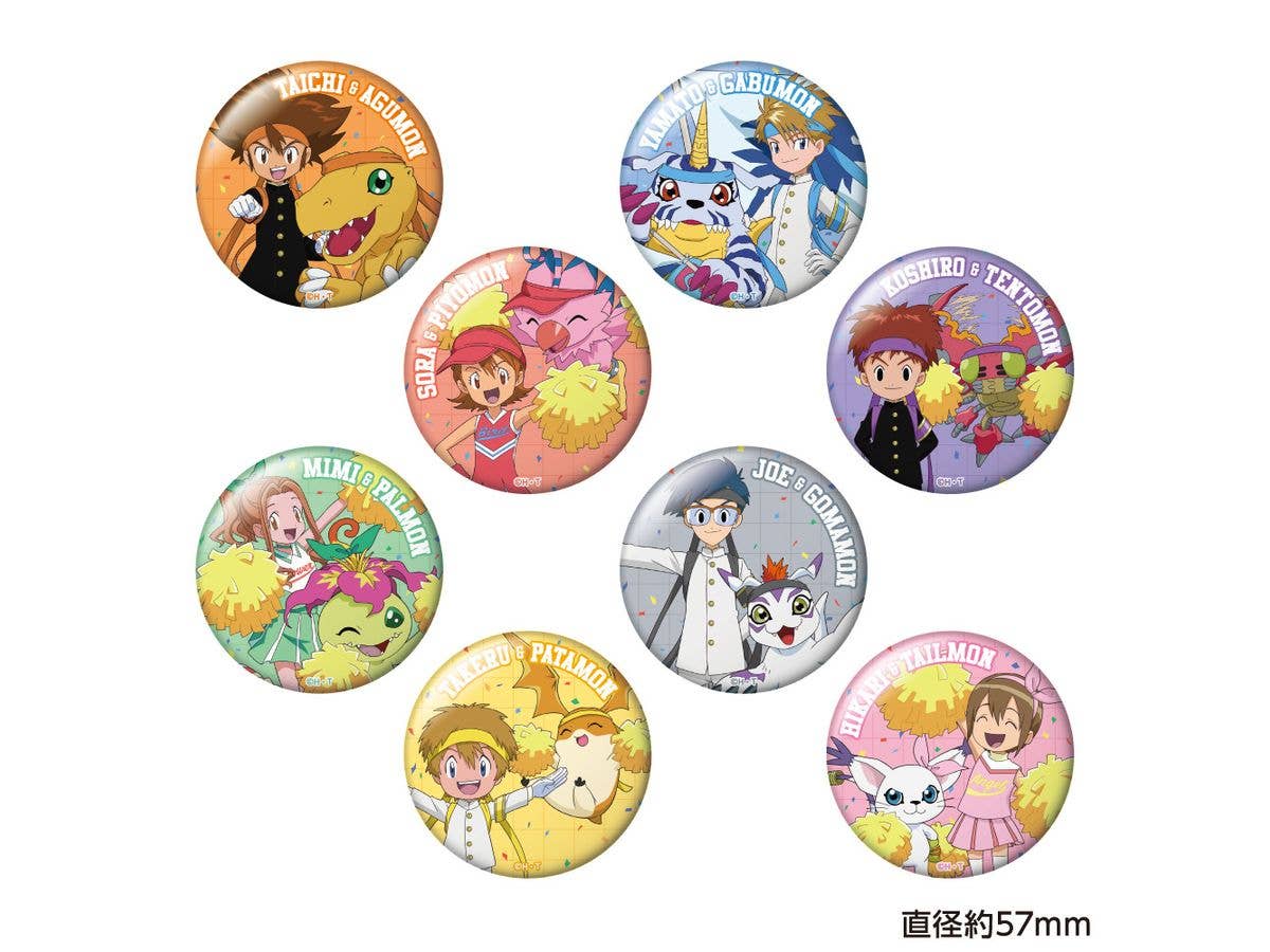 Digimon Adventure: Trading Can Badges 1 Box (8 pieces)