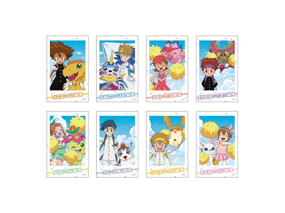 Digimon Adventure: Trading Mini Photo Cards 1 Box (8 cards)