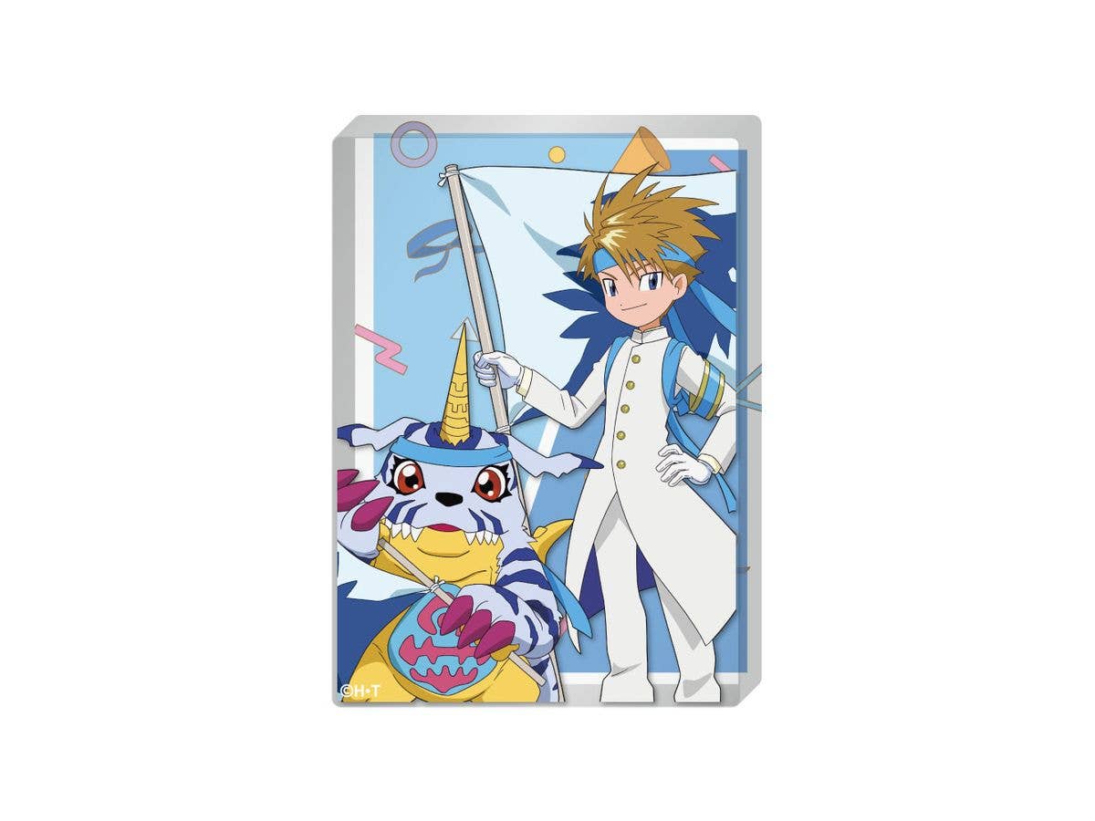 Digimon Adventure: Acrylic Block / Yamato Ishida & Gabumon