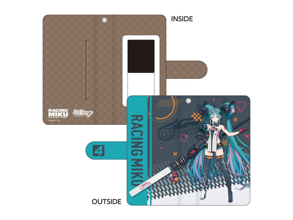 Hatsune Miku: Racing Miku 2026 Ver. Wallet-Style Smartphone Case Vol.1