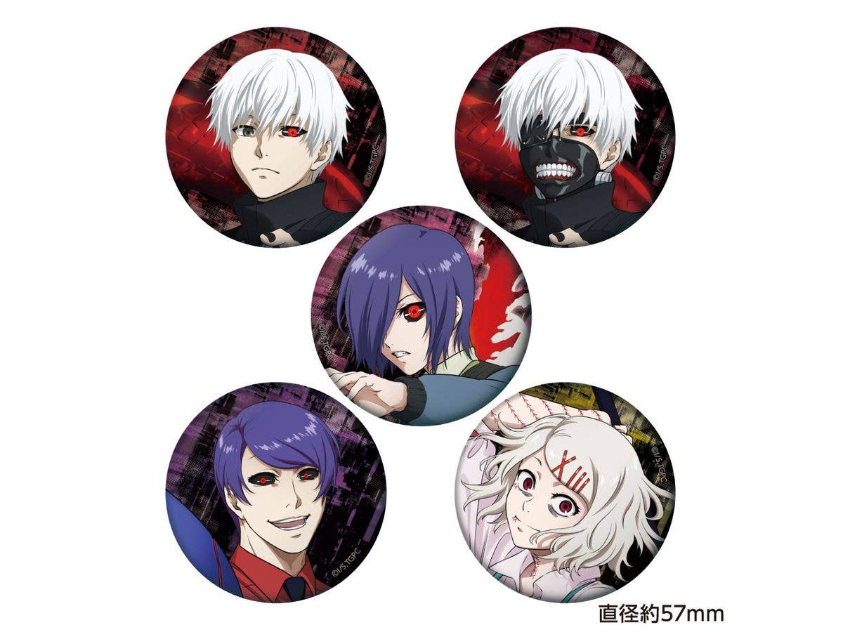 Tokyo Ghoul: Trading Can Badges (1 Box of 5)