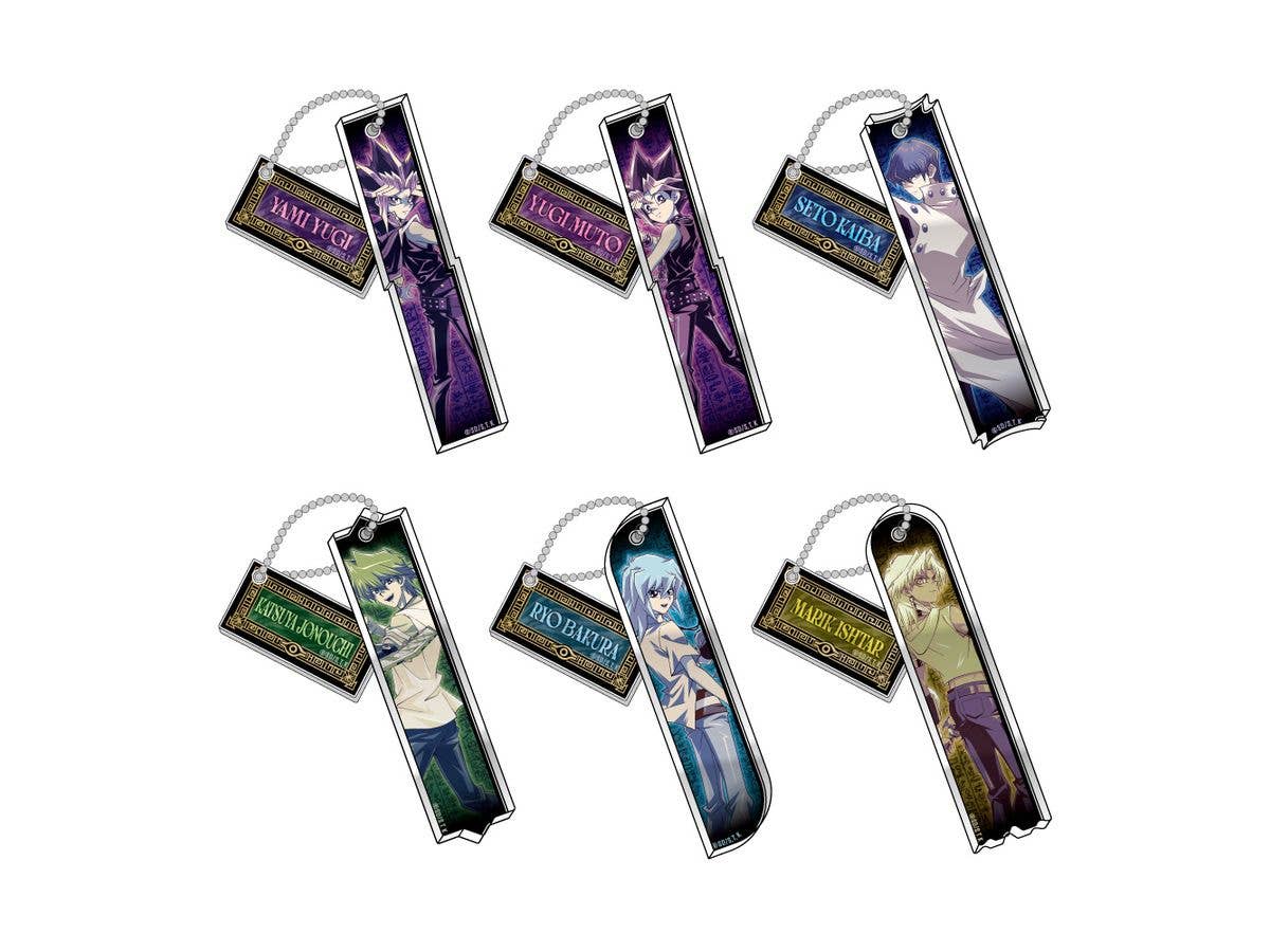 Yu-Gi-Oh! Duel Monsters: Trading Locker Keychains - 1 Box (6 pieces)