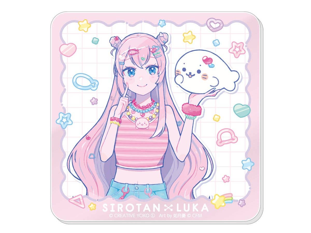 Shirotan x Hatsune Miku 2nd Edition: Acrylic Coaster - Megurine Luka