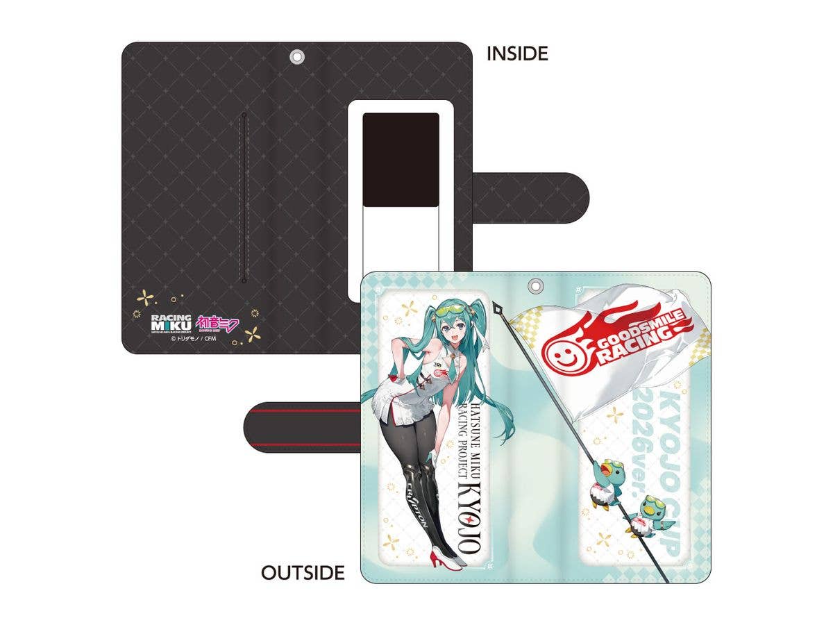Hatsune Miku Racing Project: Racing Miku KYOJO 2026 Ver. Smartphone Case (Flip Type)
