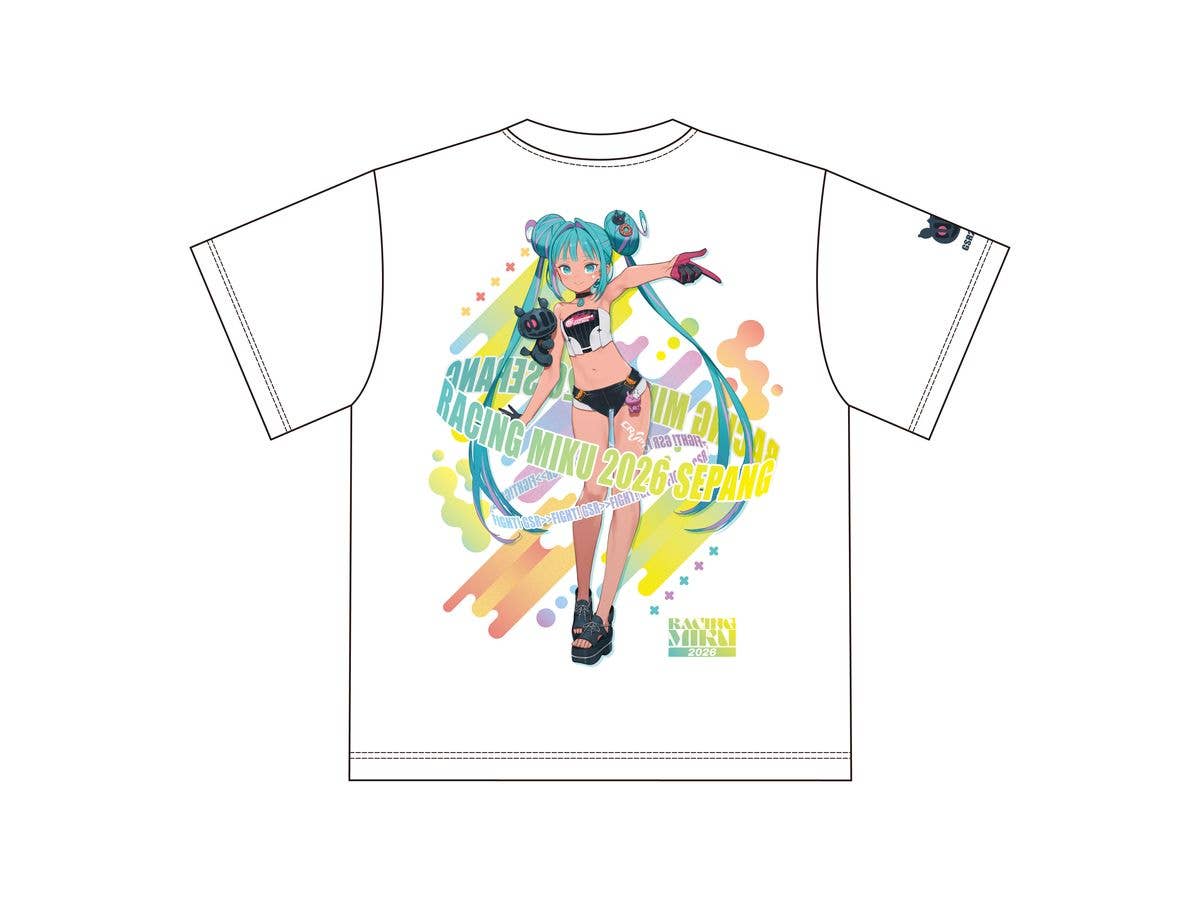 Hatsune Miku GT Project: Racing Miku 2026 Sepang Ver. T-shirt (Size L)