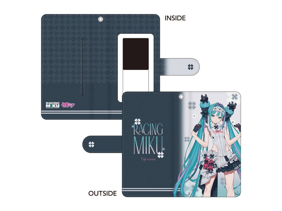 Hatsune Miku GT Project: Racing Miku 2026 Cafe Ver. Smartphone Case (Flip Type)