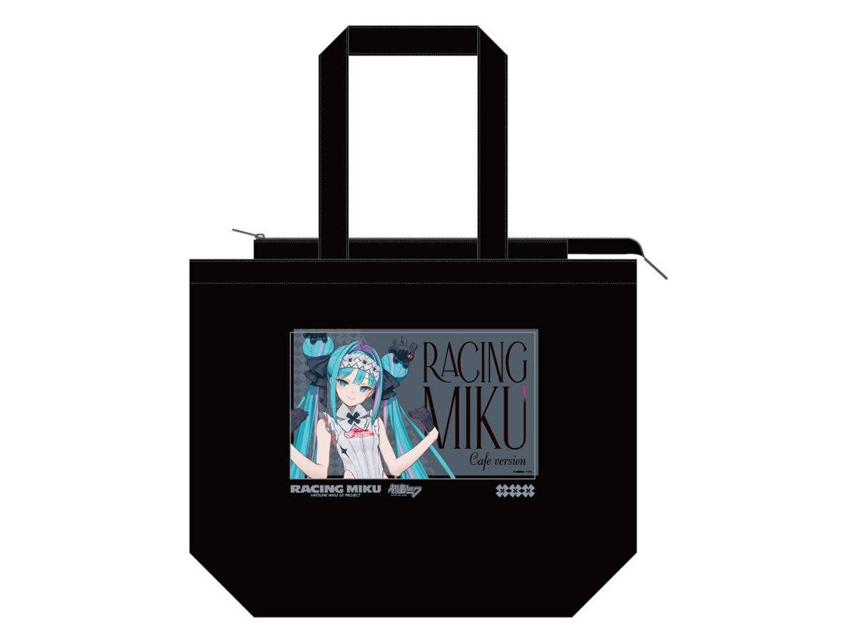 Hatsune Miku GT Project: Racing Miku 2026 Cafe Ver. Zipper Tote Bag