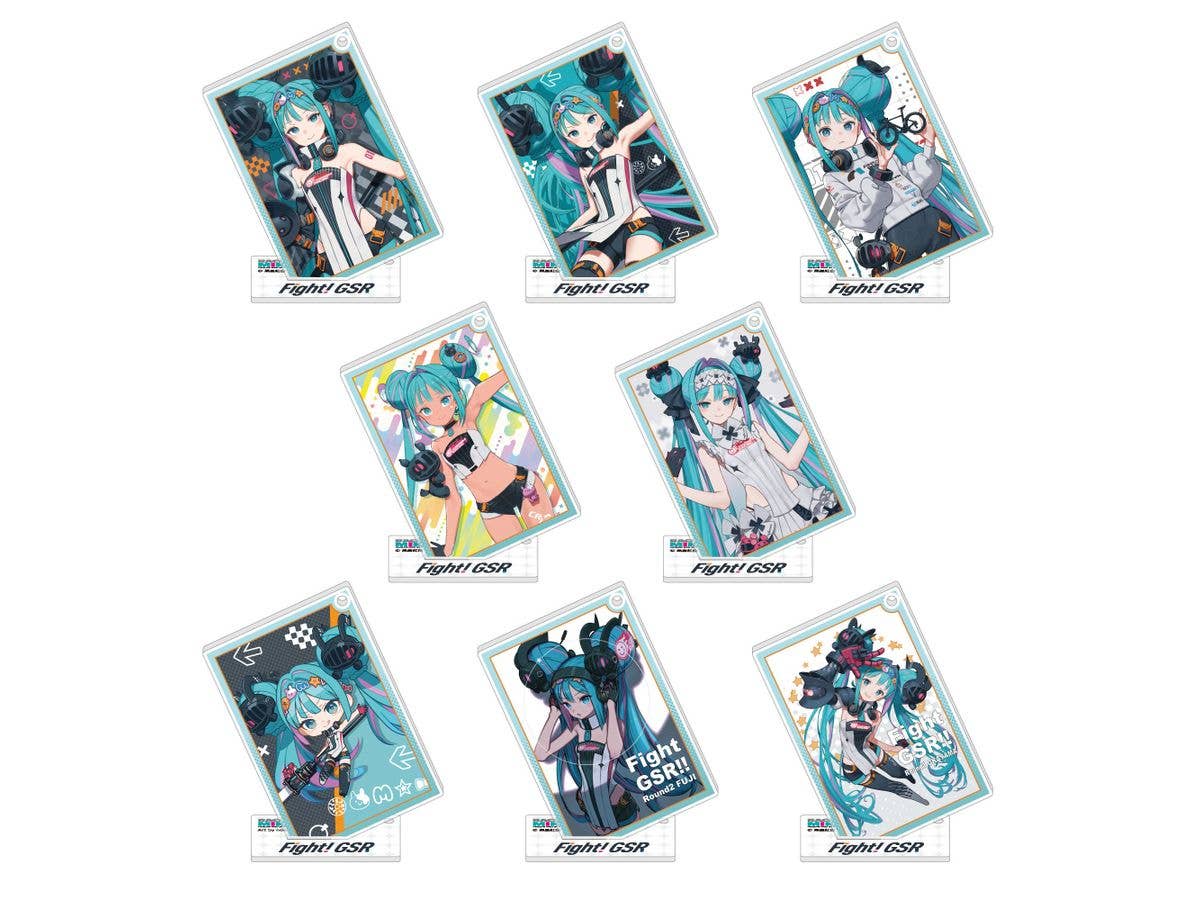 Hatsune Miku GT Project: Racing Miku 2026 Ver. Trading Acrylic Stand Keychain Vol. 1: 1Box (8pcs)