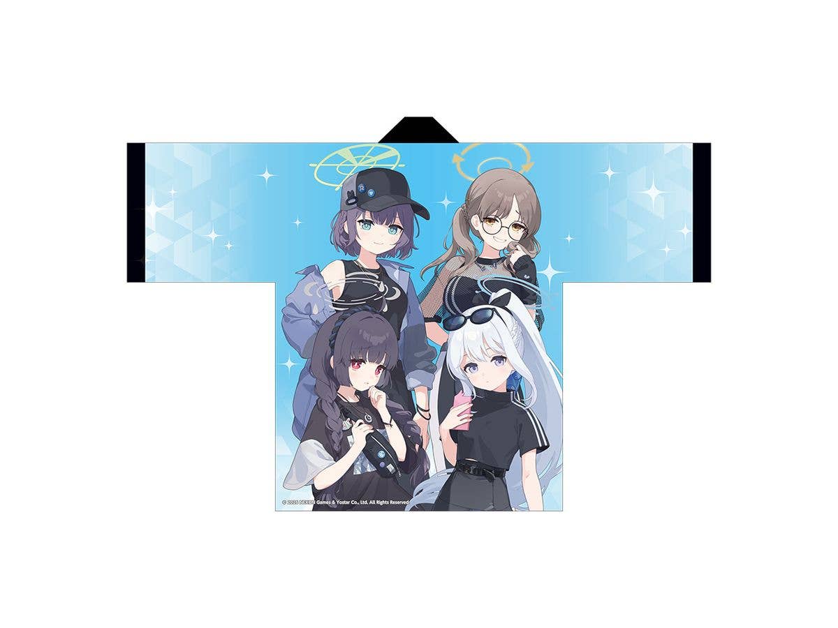 Blue Archive: Newly drawn full-graphic happi coat 5.5th Anniversary POP UP / RABBIT Squad