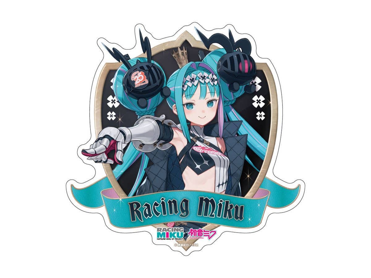 Hatsune Miku GT Project: Racing Miku 2026 Good Smile Company 25th Anniversary Magnetic Car Sticker