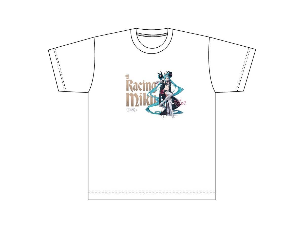 Hatsune Miku GT Project: Racing Miku 2026 Good Smile Company 25th Anniversary T-Shirt (Size XL)