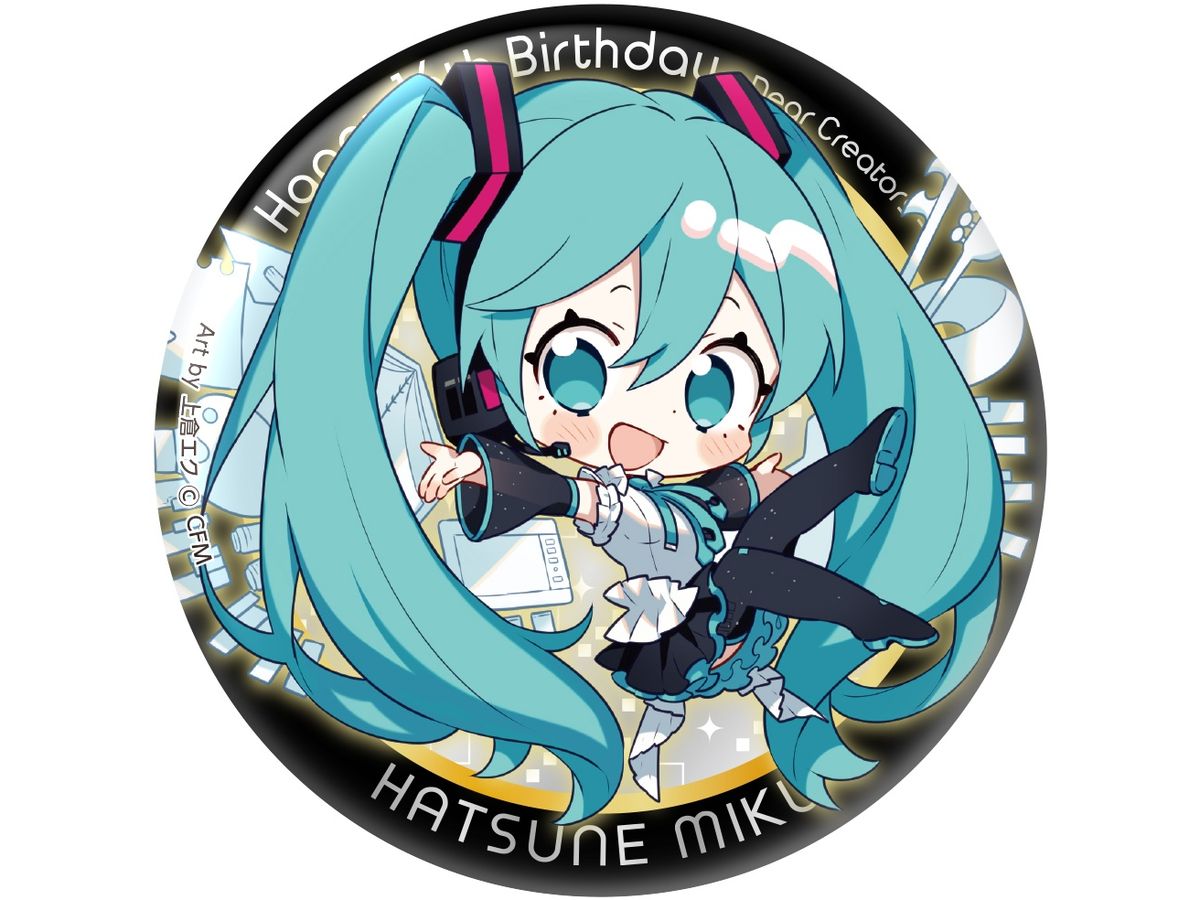 Hatsune Miku: Happy 16th Birthday Dear Creators Can Badge / Hatsune Miku 16th