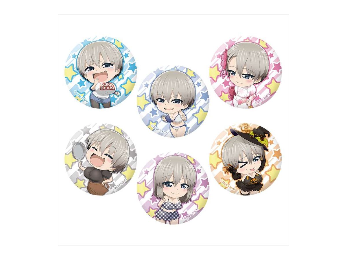 Uzaki-chan Wants to Hang Out! Trading Punipuni Can Badge 1Box 6pcs