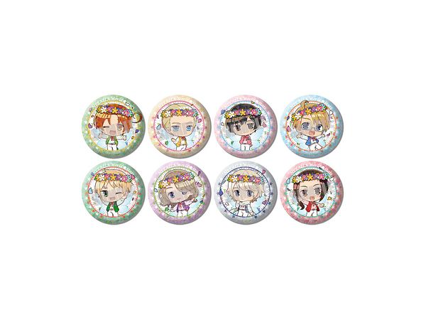 Hetalia World Stars: Trading Hologram Can Badge Spring Fairy Ver. 1Box 8Pcs