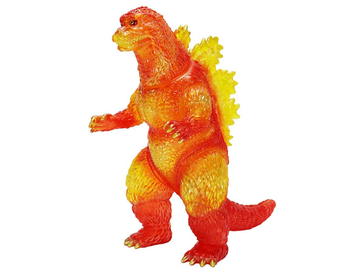 Big Retro Soft Vinyl Series Godzilla (1995) Burning Clear Ver.