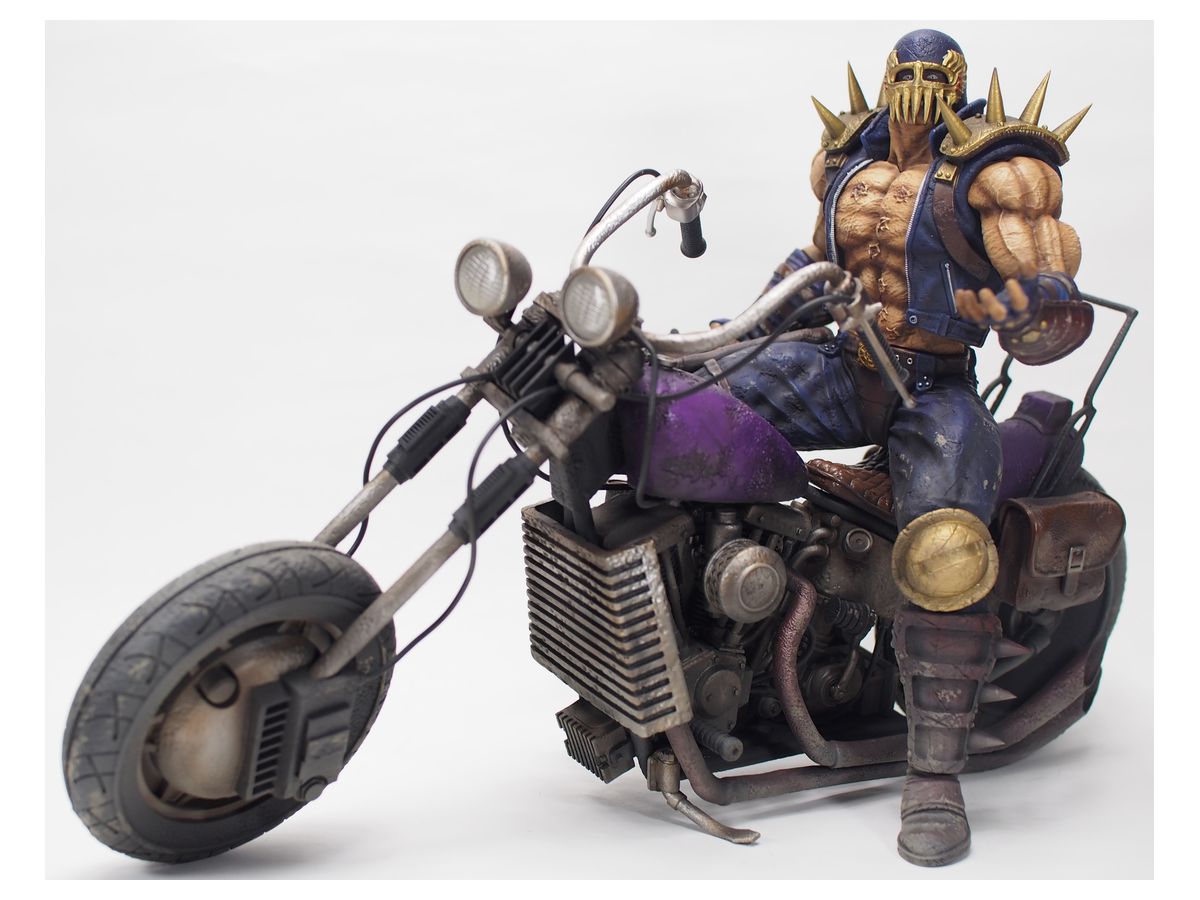 Fist of the North Star Hokuto Ultimate Modeling 2nd Jagi & Bike Set In-play Version (Soft Vinyl)