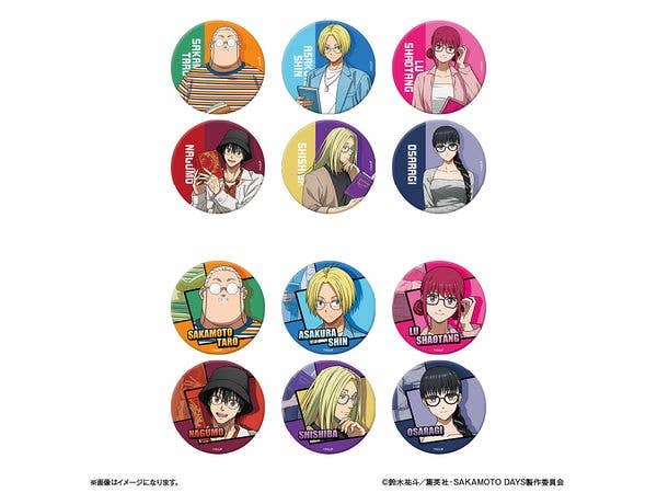 Sakamoto Days: Trading Badges Glasses Style 1 Box 12Pcs