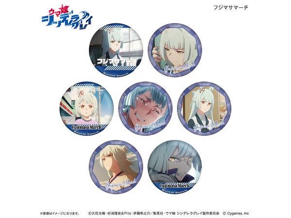 Anime Umamusume: Cinderella Gray: Dakecan Only Fujimasa March Trading Can Badge 1Box 7pcs