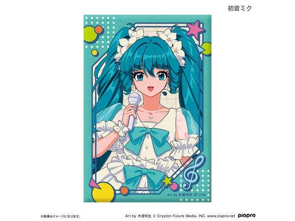 Hatsune Miku + Piapro Characters: Showa Idol Tin Magnet Hatsune Miku
