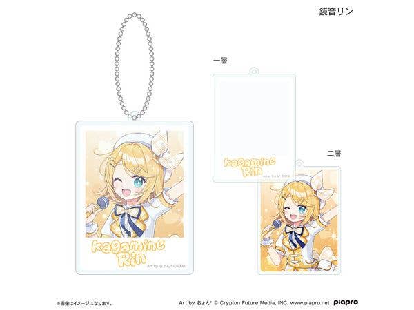 Hatsune Miku + Piapro Characters: Heisei Idol Double-Layer Acrylic Keychain Kagamine Rin