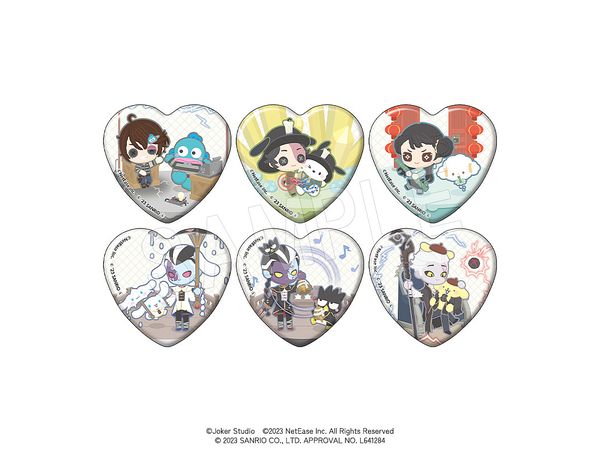IdentityV x Sanrio characters: Trading Heart Can Badge Mini Character ver. (Random 1pc)