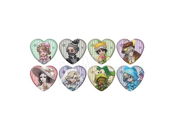 IdentityV x Sanrio characters: Trading Heart Can Badge 1Box 8pcs