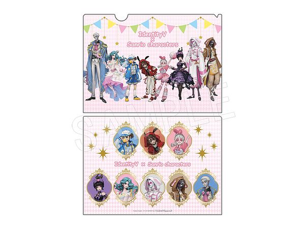 Identity V x Sanrio Chugai Grace Cafe: 2Nd Edition Clear File 1 Type In Total