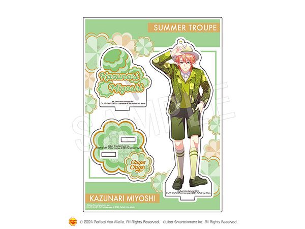 A3! x Chupa Chups Acrylic Stand Kazunari Miyoshi