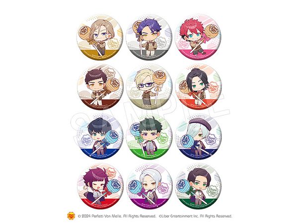 A3! x Chupa Chups Trading Can Badge Mini Character Ver. Type B: 1Box (12pcs)