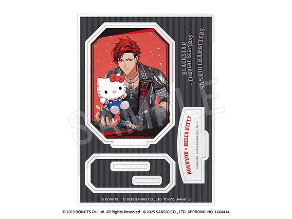 Black Star -Theater Starless- x Sanrio Characters Acrylic Stand Kuroyou x Hello Kitty