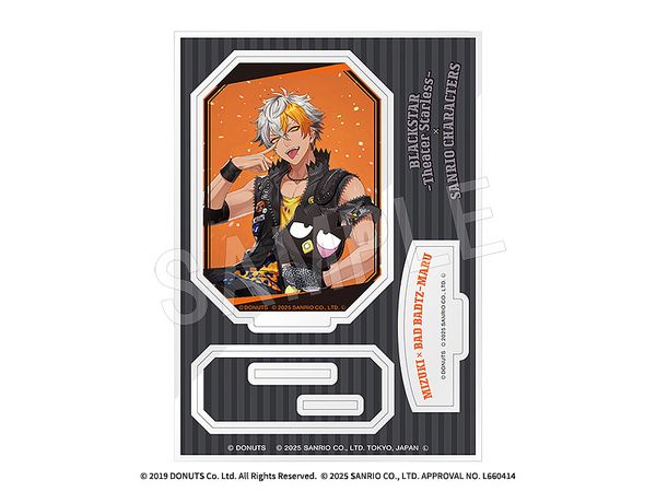Black Star -Theater Starless- x Sanrio Characters Acrylic Stand Mizuki x Bad Badtz-Maru