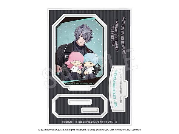 Black Star -Theater Starless- x Sanrio Characters Acrylic Stand Shin x Little Twin Stars