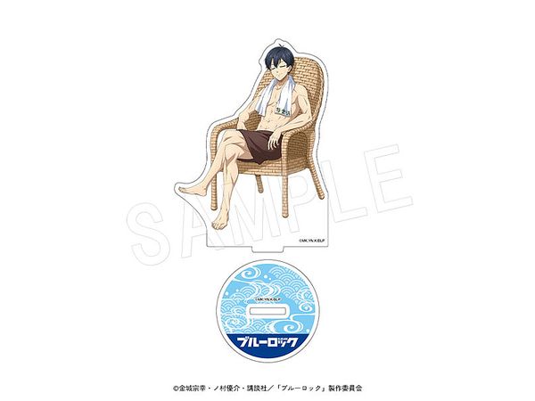 Blue Lock Acrylic Figure Stand Bath Version Yoichi Isagi