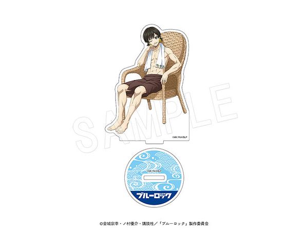 Blue Lock Acrylic Figure Stand Bath Ver. Meguru Bachira