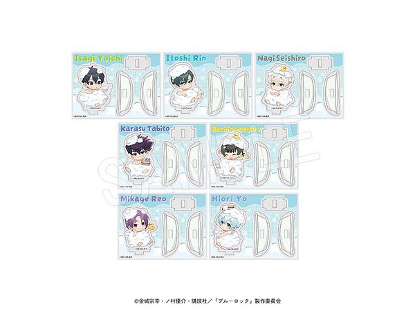 Blue Lock Trading Acrylic Stand Bath Mini Character Ver. 1 Box 7Pcs