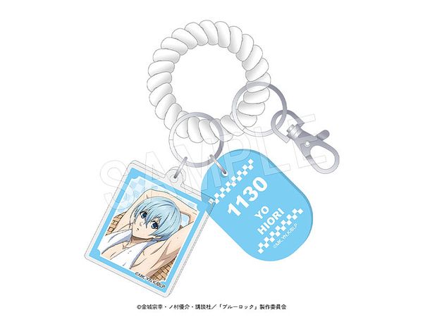 Blue Lock Locker Key Style Keychain Bath Version Hiori Yo