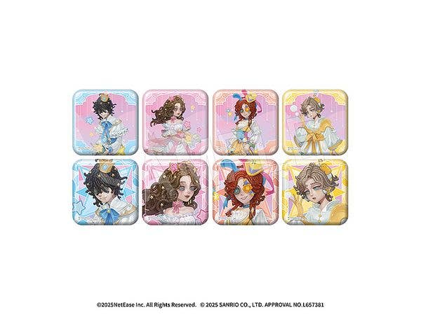 Identity V x Sanrio: Trading Square Badges (Life-Size): 1Box (8pcs)