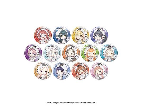 Gakuen Idolmaster: Trading Mini Chara Holo Can Badge White Tiger Ver. 1Box 13pcs
