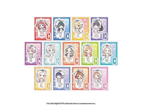 Gakuen IdolM@ster: Trading Acrylic Stand White Tiger Ver.: 1Box (13pcs)