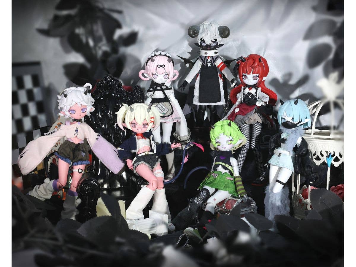 Devil Horn BJD Blind Doll 1Box 6pcs