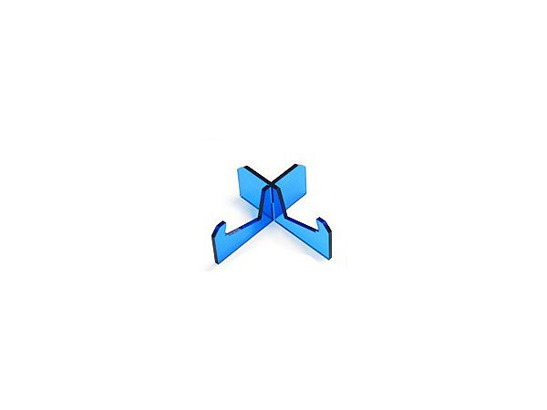 Acrylic Stand for FC/SFC/MD Cartridge Clear Blue