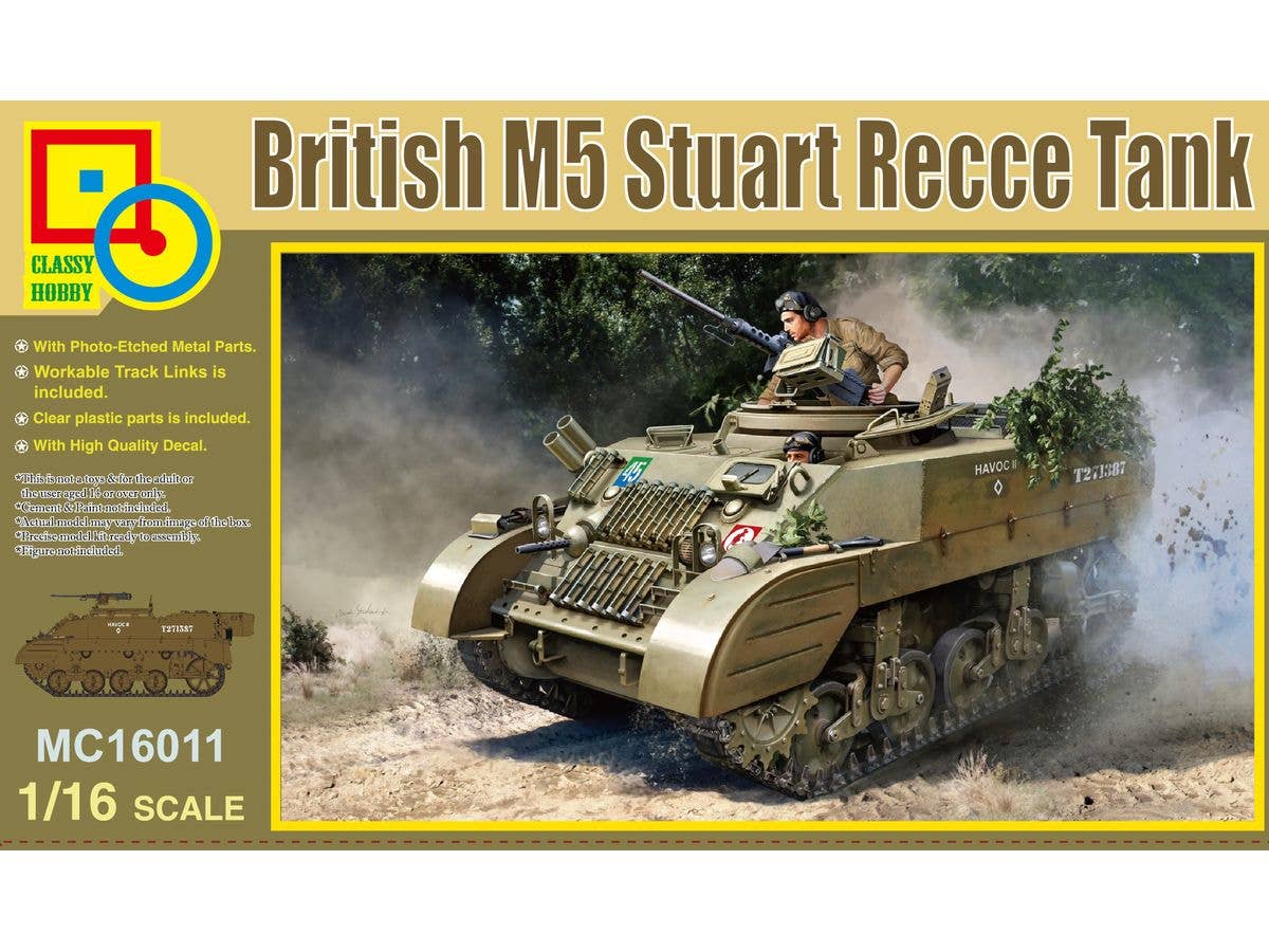 British M5 Stuart Recce Tank