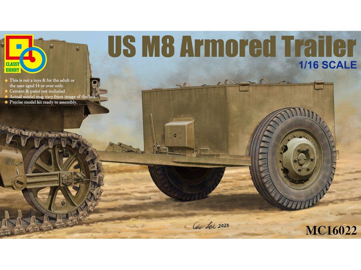 US M8 Armored Ammunition Trailer