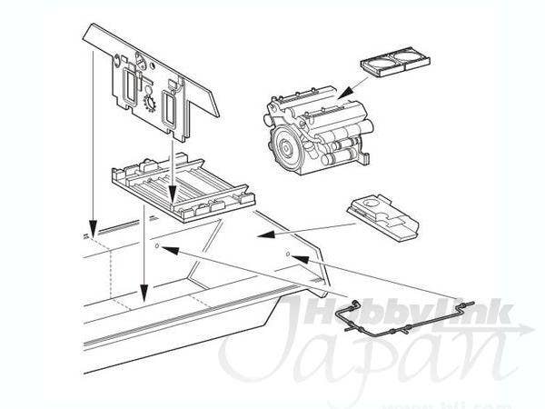 Sd.Kfz.173 Jagdpanther Engine Set (for Dragon) | HLJ.com