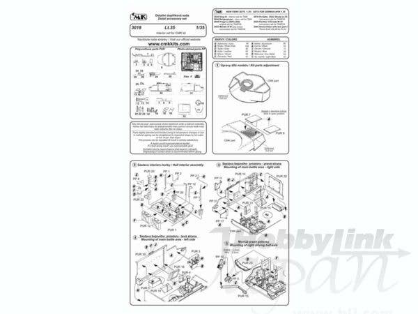 Lt.35 interior set for CMK | HLJ.com